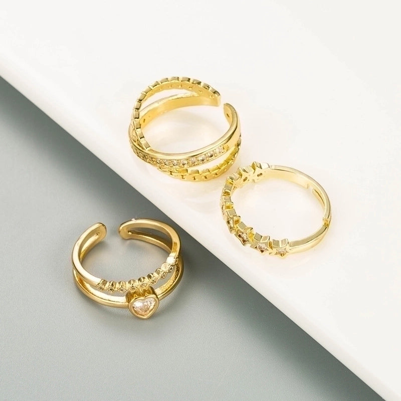 Geometric Patterned Micro-Inlaid Rings