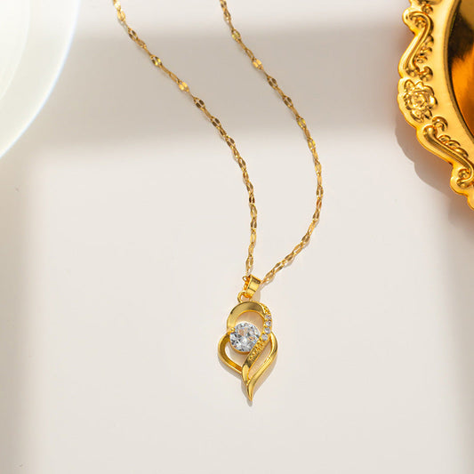 Gold Necklace by itself