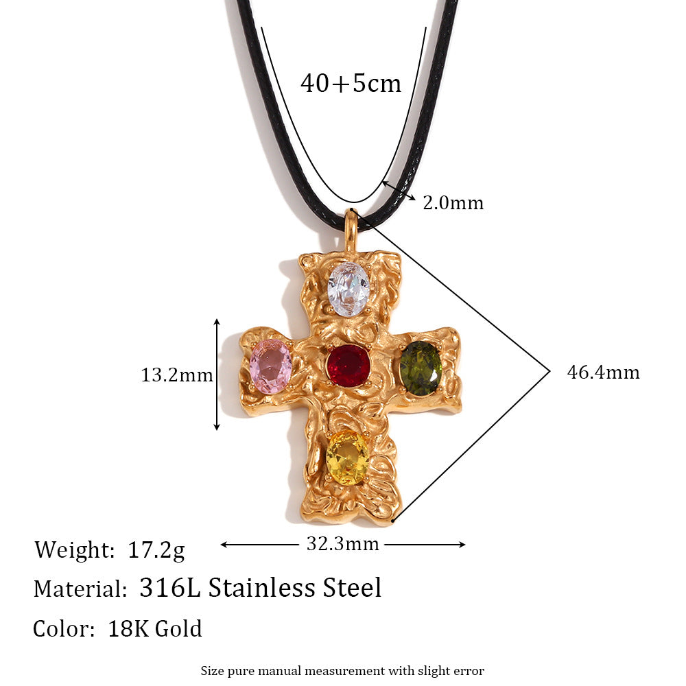 Multicoloured with measurements