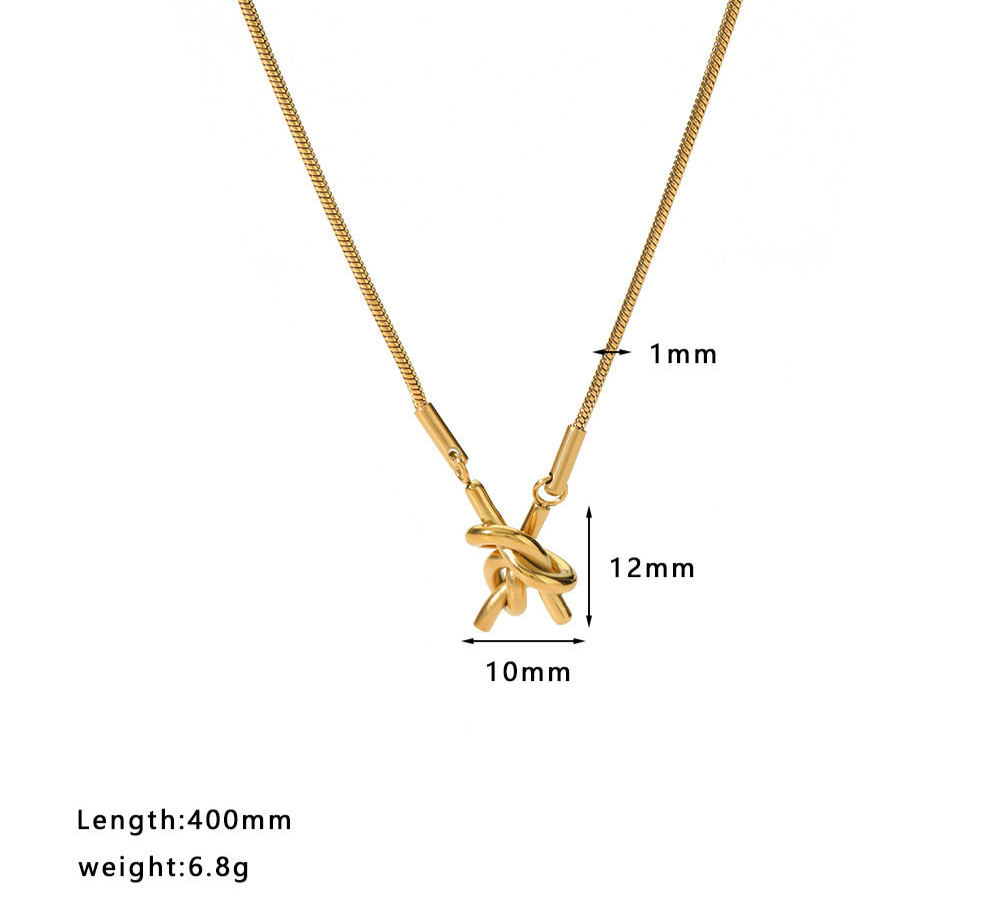 Necklace with measurements