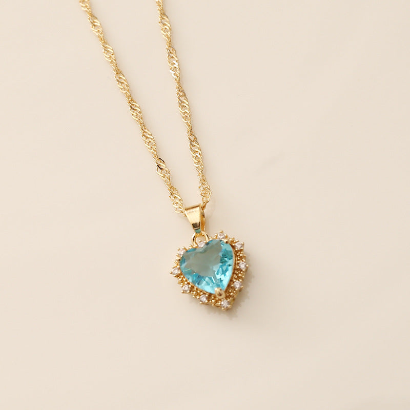 Blue necklace