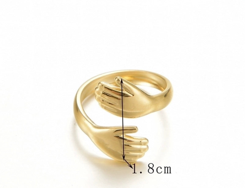 Ring by itself with measurements