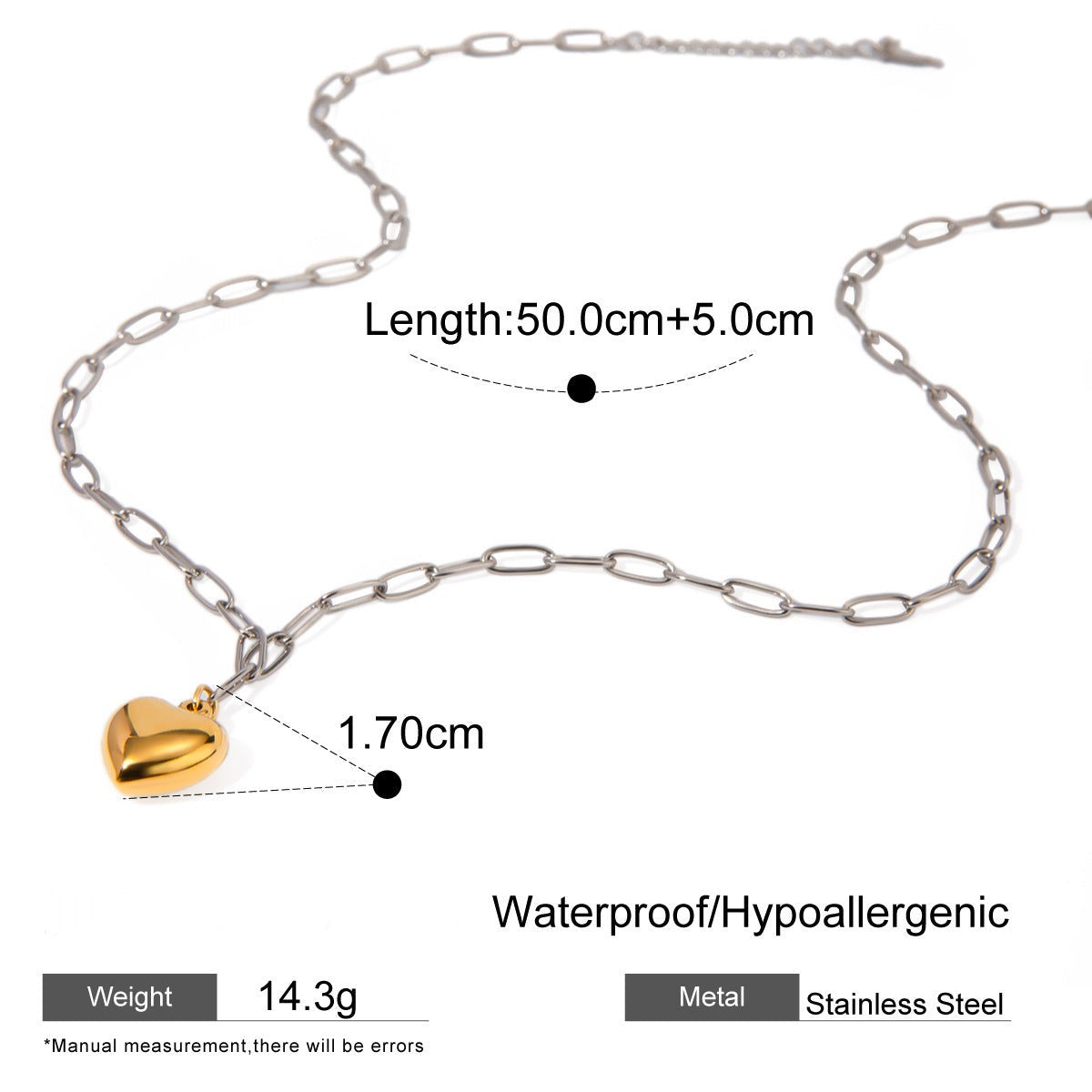 With measurements