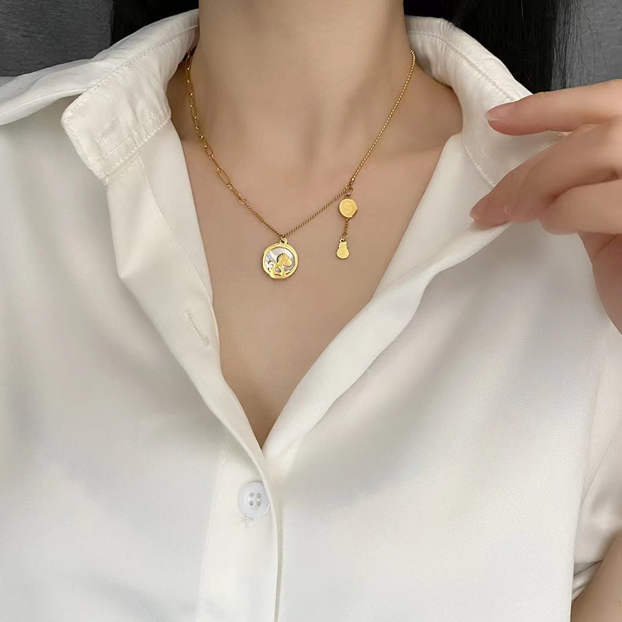 Gold being worn