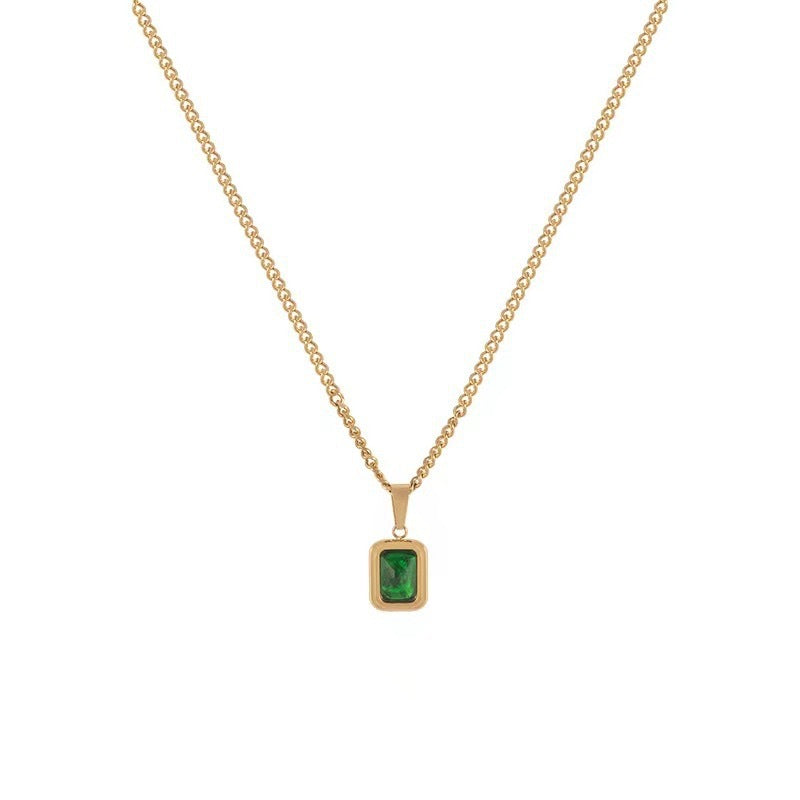 Necklace by itself on white background