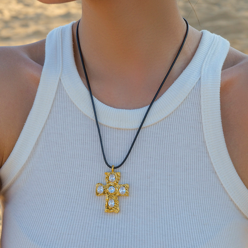 Gold being worn