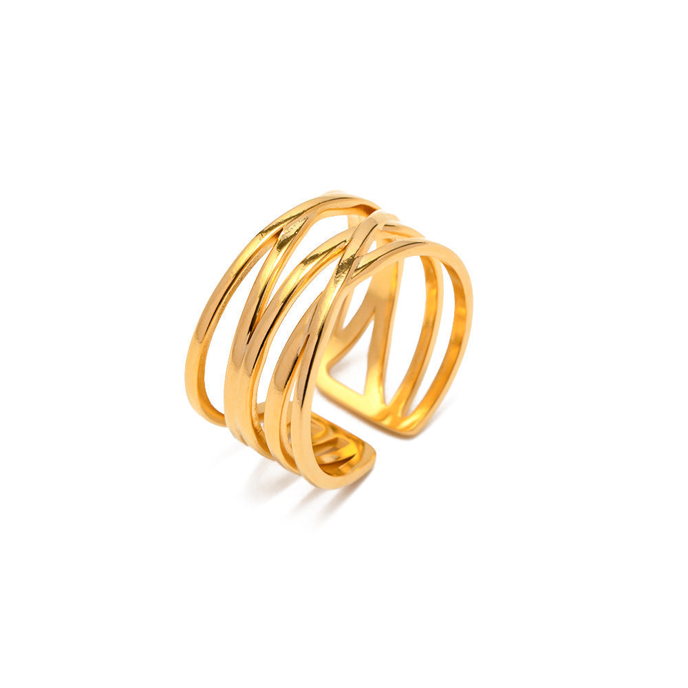 Ring on white background