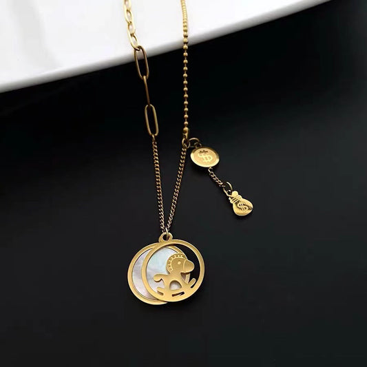 Gold dangling