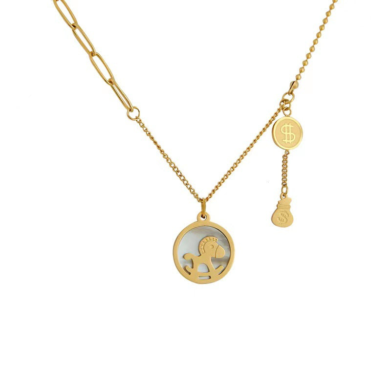 Gold on white background