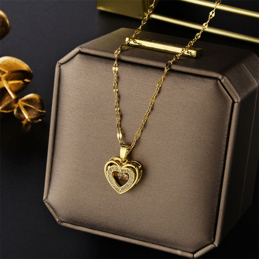 In brown jewellery box