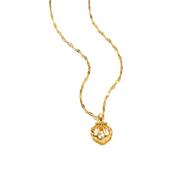 Gold on white background